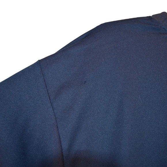 STARTER Dri-Star Reflective Tee, 100% Polyester, Size XL - Navy FLAWS NEW - Picture 4 of 11